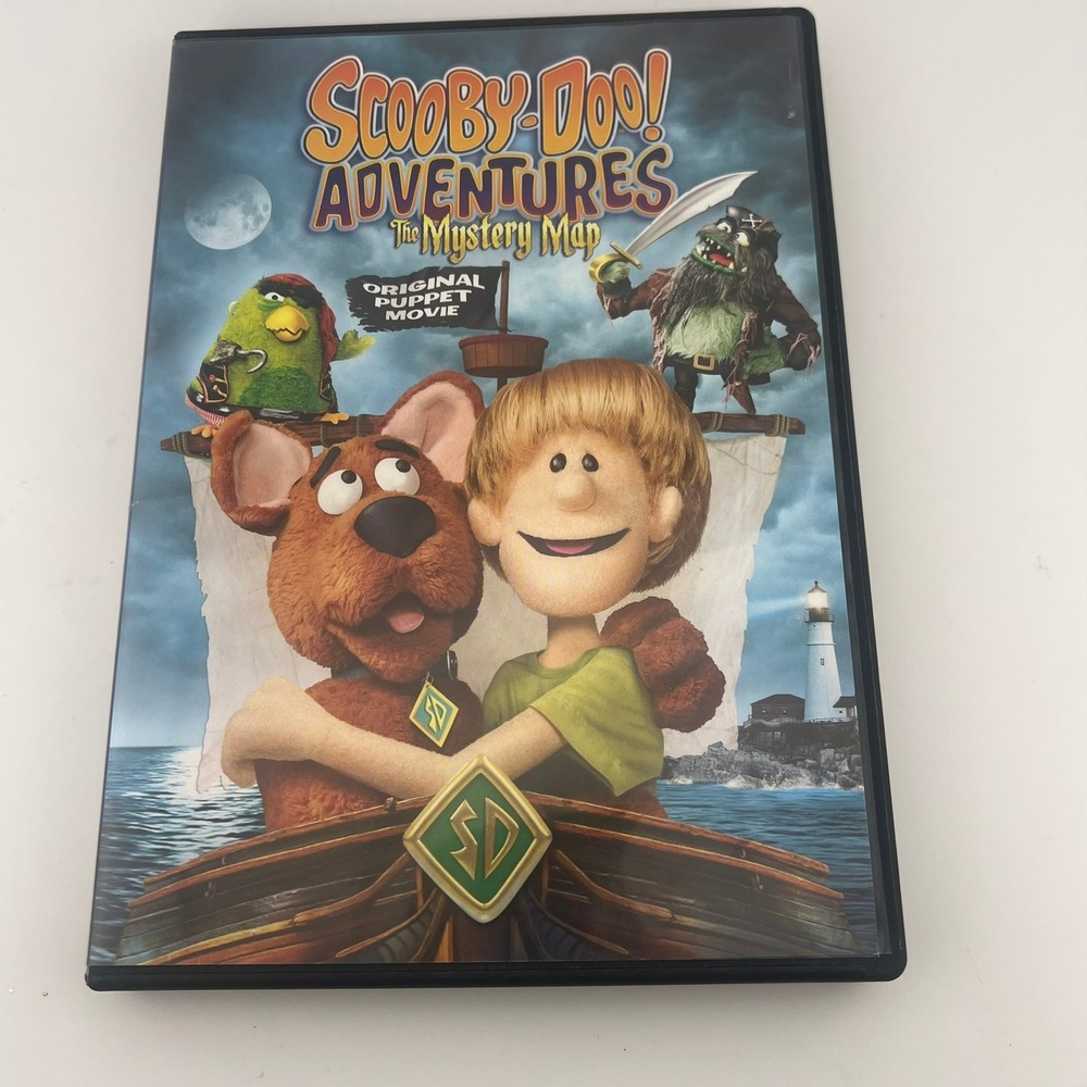 Scooby-Doo! Adventures The Mystery Map DVD Original Puppet Movie Warner Bros